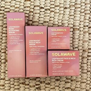 SolaWave LightBoost Skincare Collection - Red and Gold